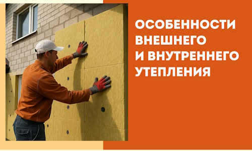 Какие особенности внешнего и внутреннего утепления в Сергиевом Посаде
