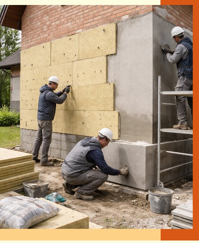 Утепление частного дома в Сергиевом Посаде под ключ от 7676 руб/м2 — недорого | ТепломастерСгп