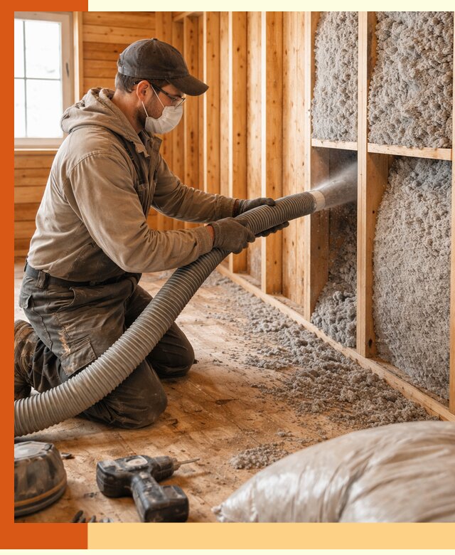 Утепление дачного дома эковатой в Сергиевом Посаде — быстро и надёжно