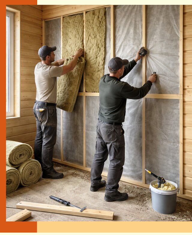 Утепление дома из минибруса в Сергиевом Посаде: комплексные теплоизоляционные работы