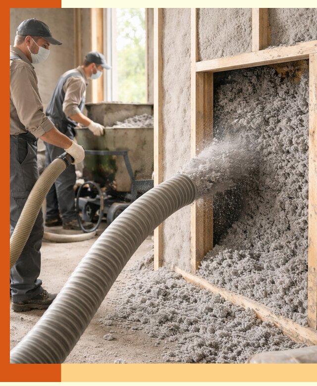 Утепление коттеджа эковатой в Сергиевом Посаде с гарантией качества