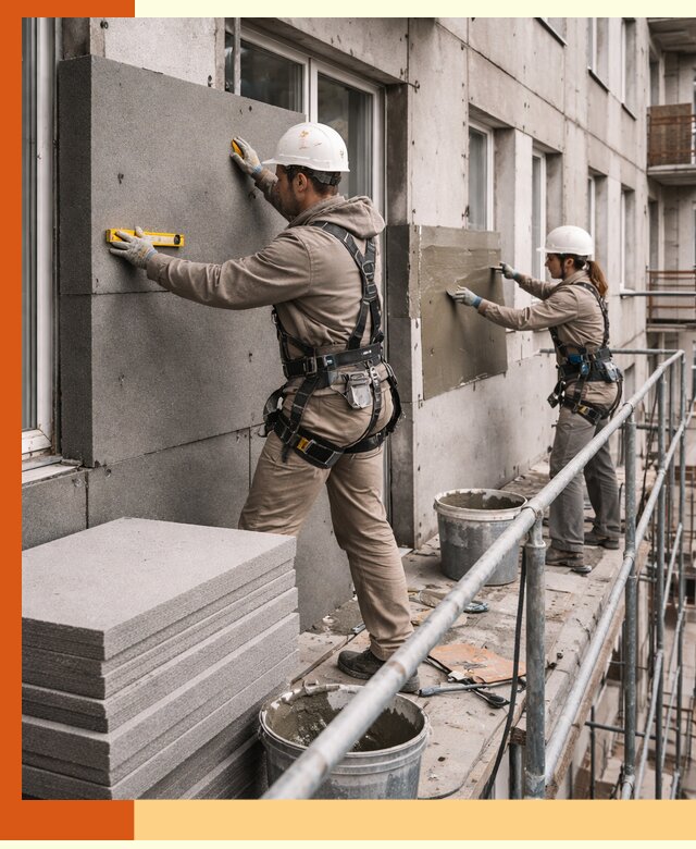 Утепление квартиры снаружи под ключ в Сергиевом Посаде