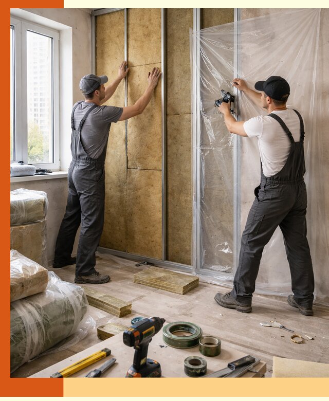 Утепление квартиры изнутри профессионально в Сергиевом Посаде