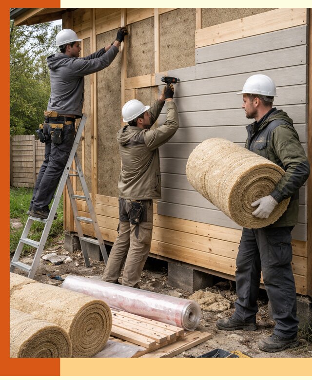 Утепление бани снаружи в Сергиевом Посаде профессионально и надежно