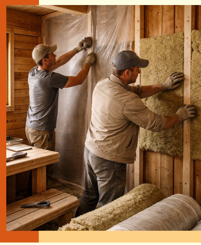 Утепление бани изнутри в Сергиевом Посаде качественно и недорого