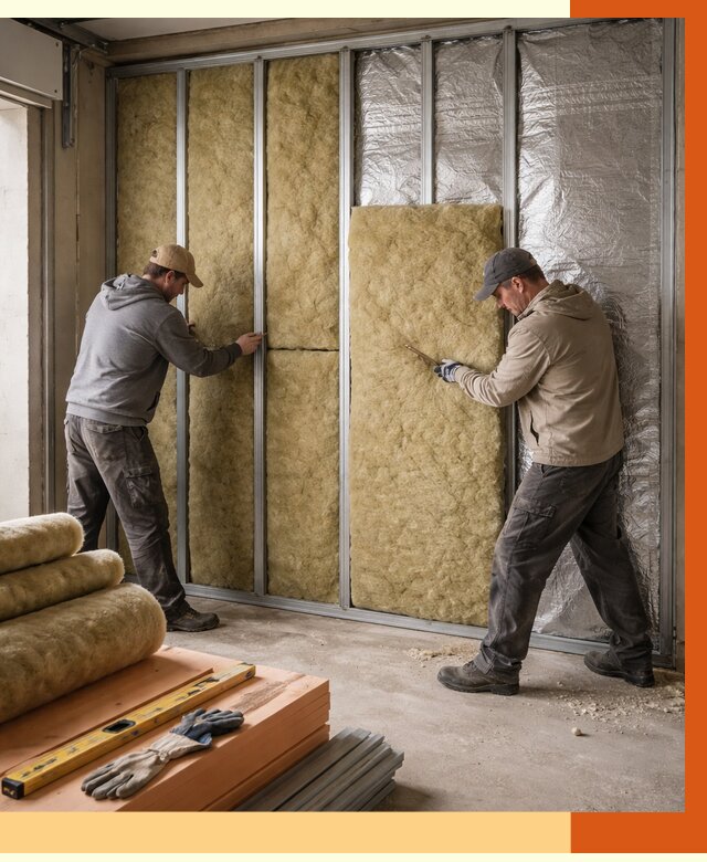 Утепление гаража изнутри в Сергиевом Посаде от 7676 руб/м2 — работы и цена | ТепломастерСгп