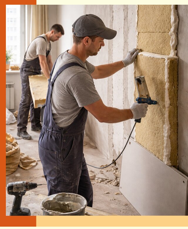 Утепление стен изнутри в Сергиевом Посаде — качественно и эффективно