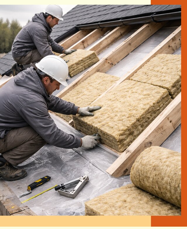 Утепление крыши в Сергиевом Посаде от 1893 руб./м2 — комплексное утепление кровли | ТепломастерСгп