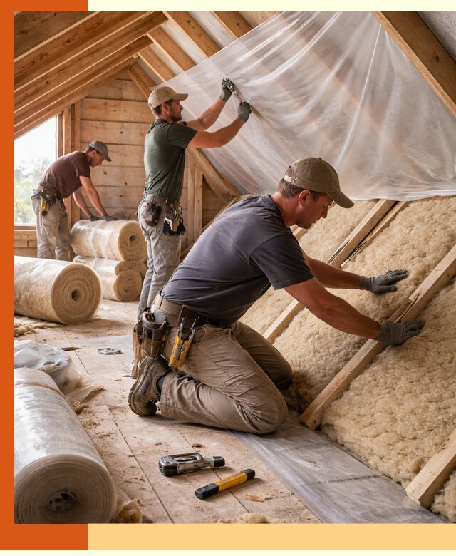 Утепление крыши изнутри в Сергиевом Посаде: профессионально и надежно