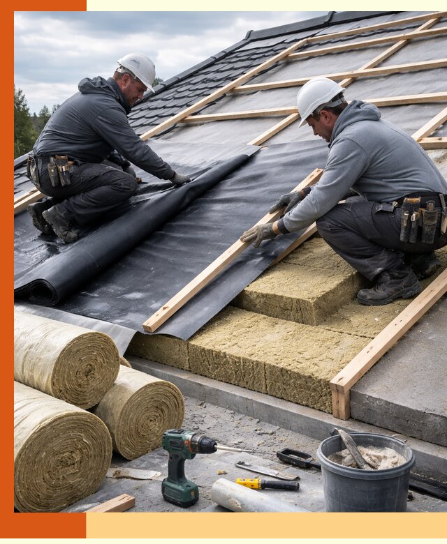 Утепление крыши снаружи в Сергиевом Посаде: профессиональная теплоизоляция
