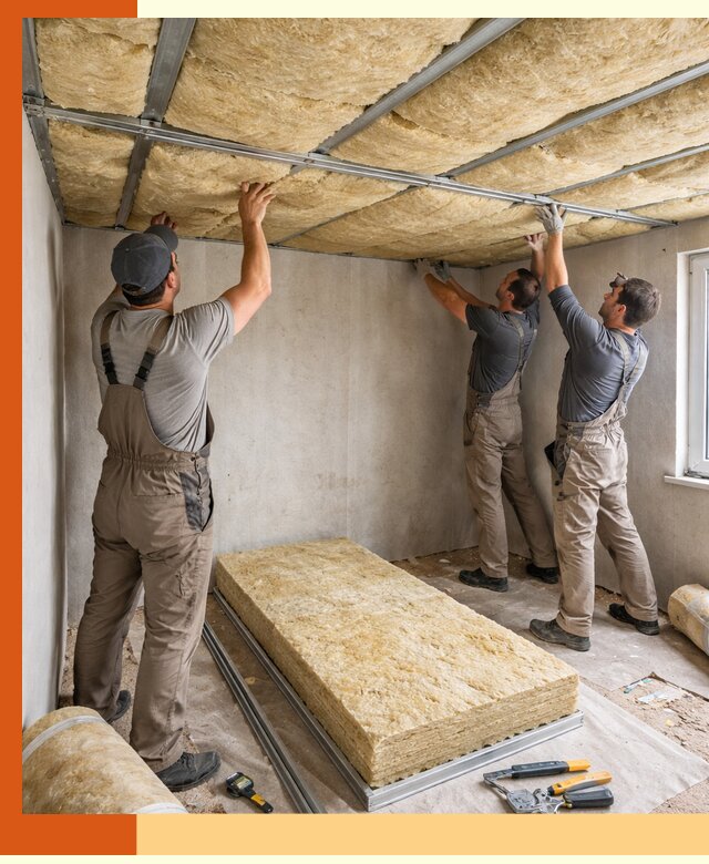 Утепление потолка в Сергиевом Посаде — тепло и без сквозняков