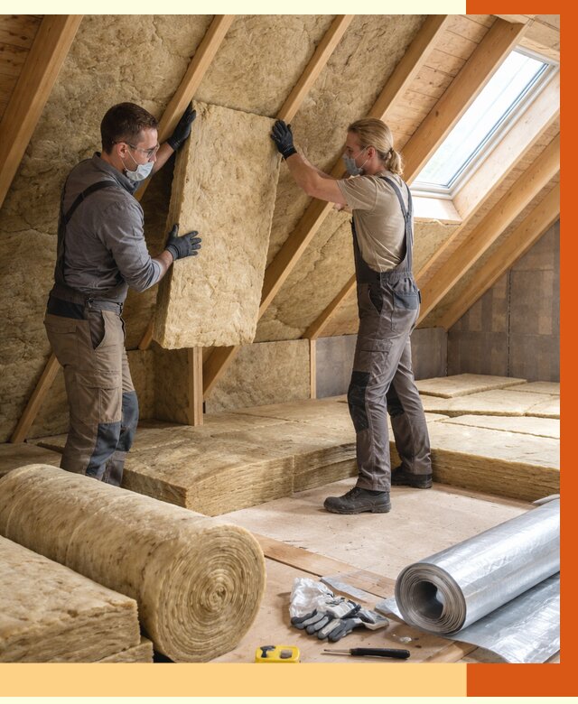 Утепление мансарды минватой в Сергиевом Посаде от 4298 руб./м2 — монтаж и пароизоляция | ТепломастерСгп