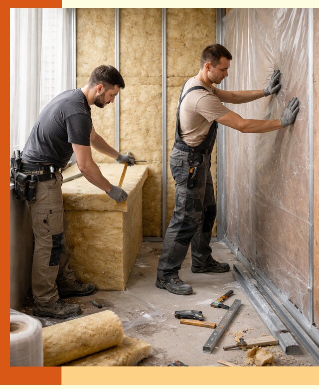 Профессиональное утепление лоджии в Сергиевом Посаде эффективно и надежно