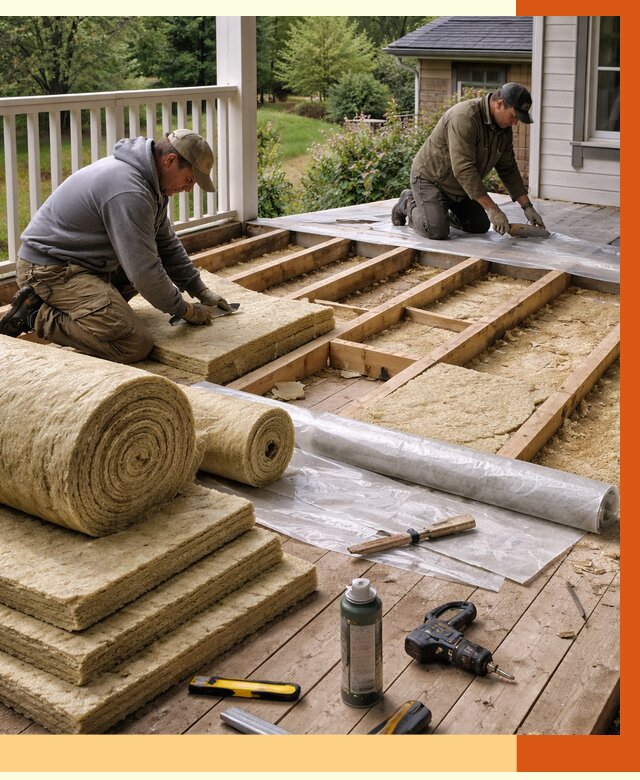 Утепление террасы в Сергиевом Посаде от 4298 руб./м2 — утеплить террасу под ключ | ТепломастерСгп