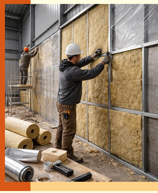 Утепление ангара в Сергиевом Посаде — профессиональная теплоизоляция помещений