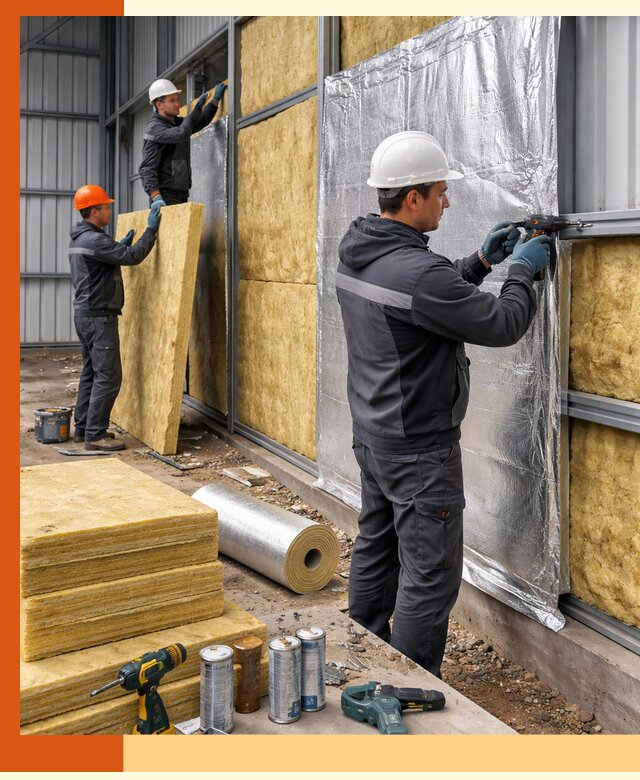 Утепление металлического ангара профессионально в Сергиевом Посаде