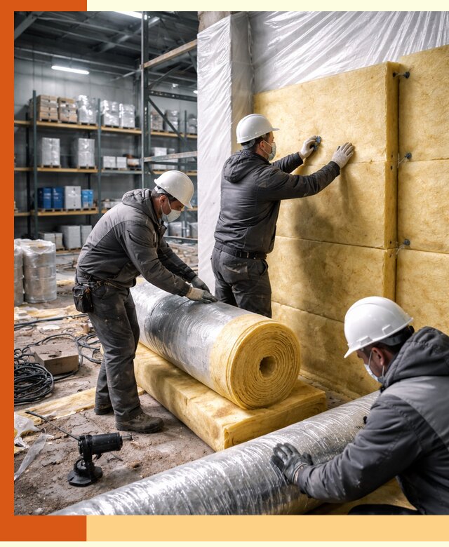 Утепление склада химсырья в Сергиевом Посаде: безопасная и эффективная изоляция