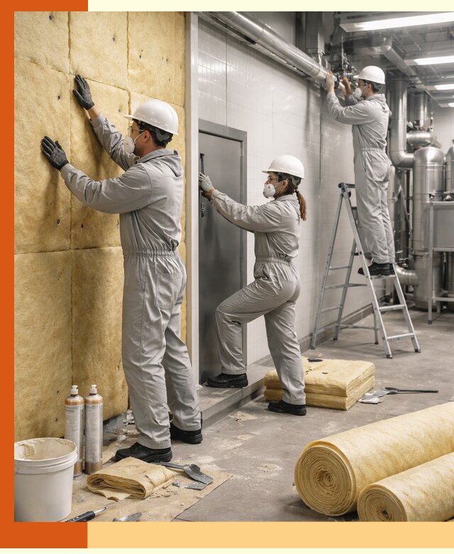 Утепление пищевого цеха под ключ в Сергиевом Посаде