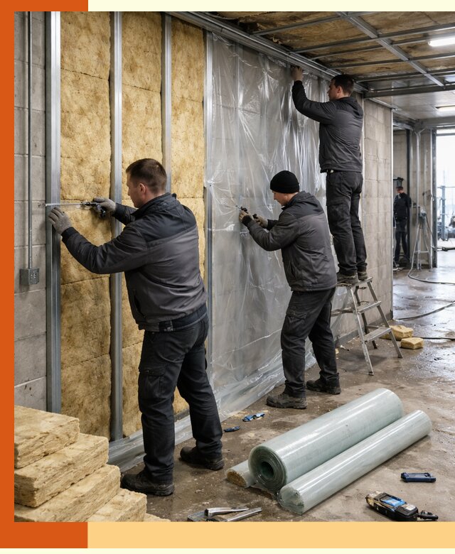 Профессиональное утепление автомойки в Сергиевом Посаде для любого типа помещений