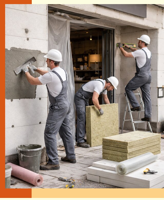 Утепление кафе в Сергиевом Посаде: профессиональная теплоизоляция и монтаж