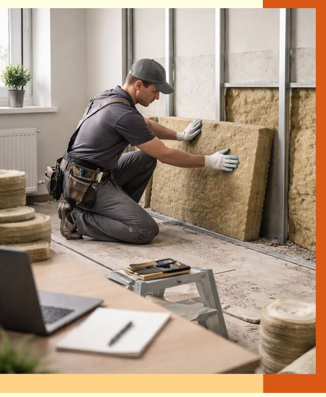 Утепление офиса в Сергиевом Посаде от 4605 руб/м2 — комплексное утепление офиса под ключ | ТепломастерСгп