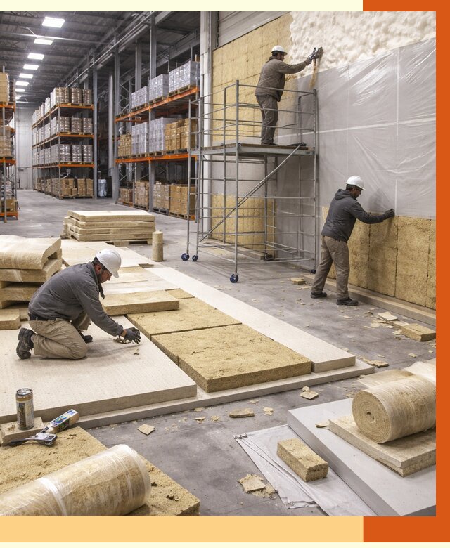 Утепление складского терминала в Сергиевом Посаде от 7676 руб./м² под ключ | ТепломастерСгп