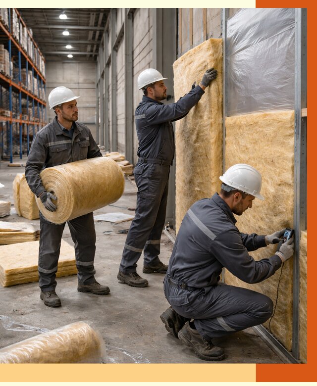 Утепление логистического центра в Сергиевом Посаде от 4605 руб/м² под ключ | ТепломастерСгп