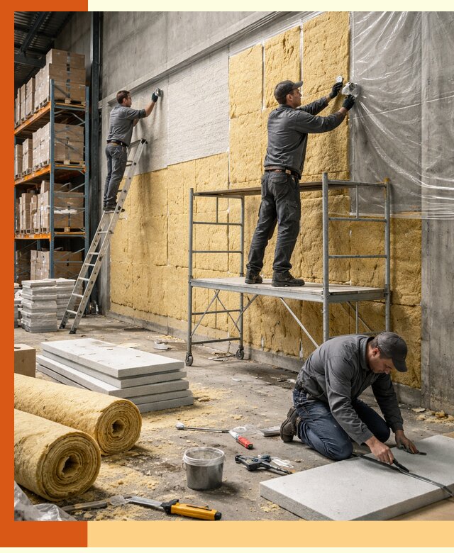 Утепление холодного склада под ключ в Сергиевом Посаде