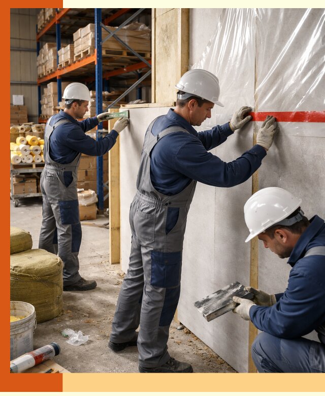 Утепление теплого склада под ключ в Сергиевом Посаде