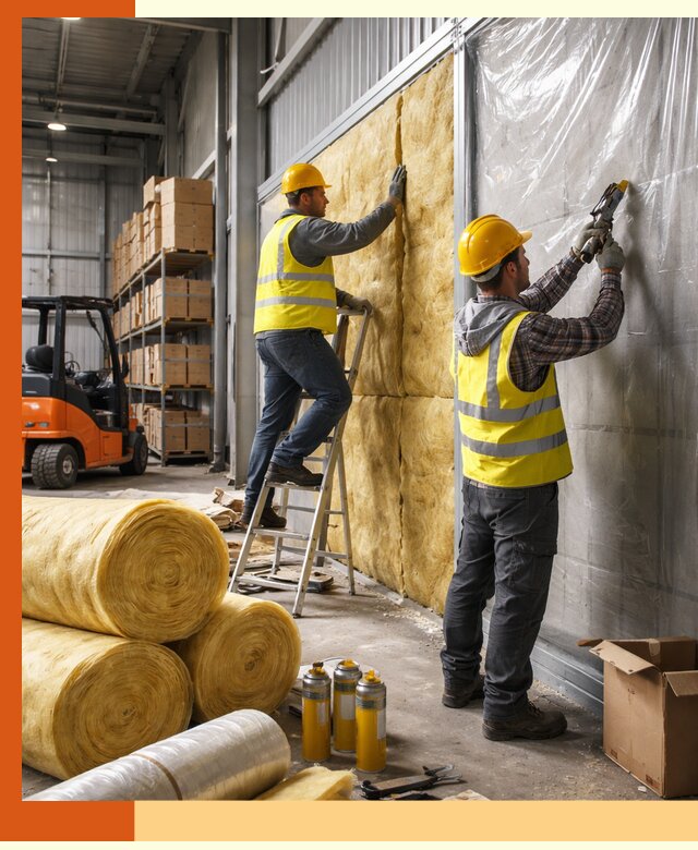 Утепление склада с техникой в Сергиевом Посаде под ключ