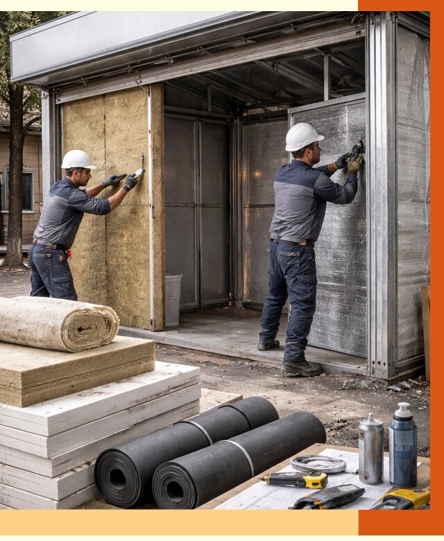 Утепление павильона шаурма в Сергиевом Посаде под ключ от 1228 руб. за м² | ТепломастерСгп