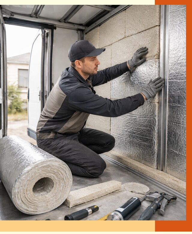 Утепление фургона рефрижератора в Сергиевом Посаде от 12793 руб./м² под ключ | ТепломастерСгп