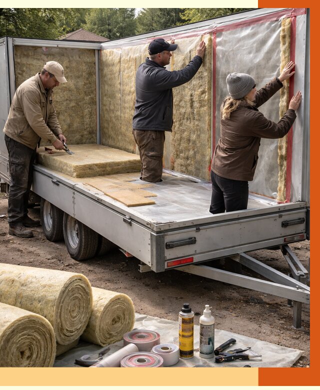 Утепление прицепа в Сергиевом Посаде под ключ от 12793 руб. — комплекс от ТепломастерСгп