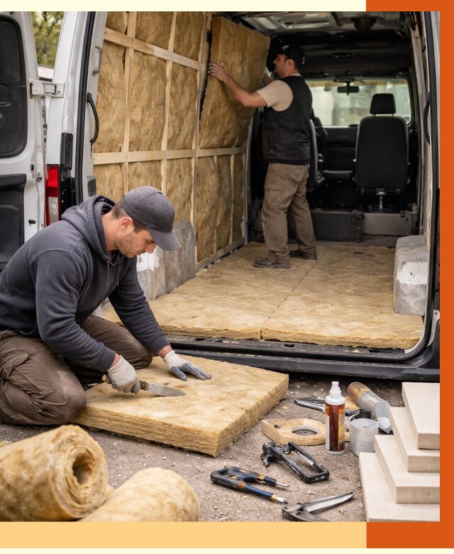 Утепление кемпера в Сергиевом Посаде под ключ от 12281 руб. — профессионально | ТепломастерСгп