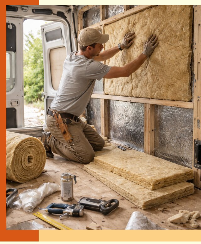 Утепление кемпера под ключ в Сергиевом Посаде с гарантией качества