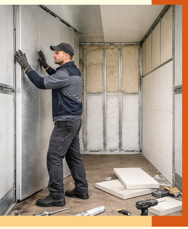 Утепление холодильного кузова в Сергиевом Посаде от 13816 руб. под ключ | ТепломастерСгп