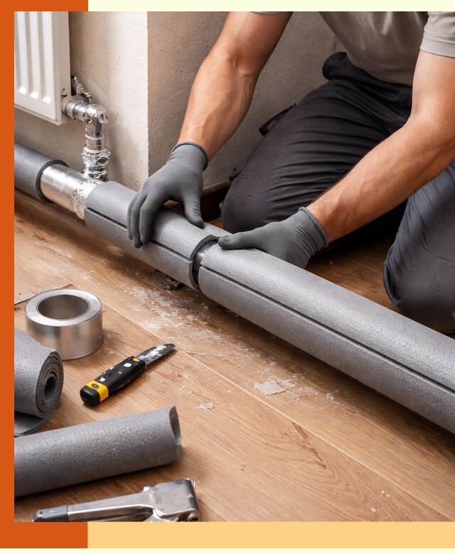 Утепление труб отопления в Сергиевом Посаде: теплоизоляция и защита сети