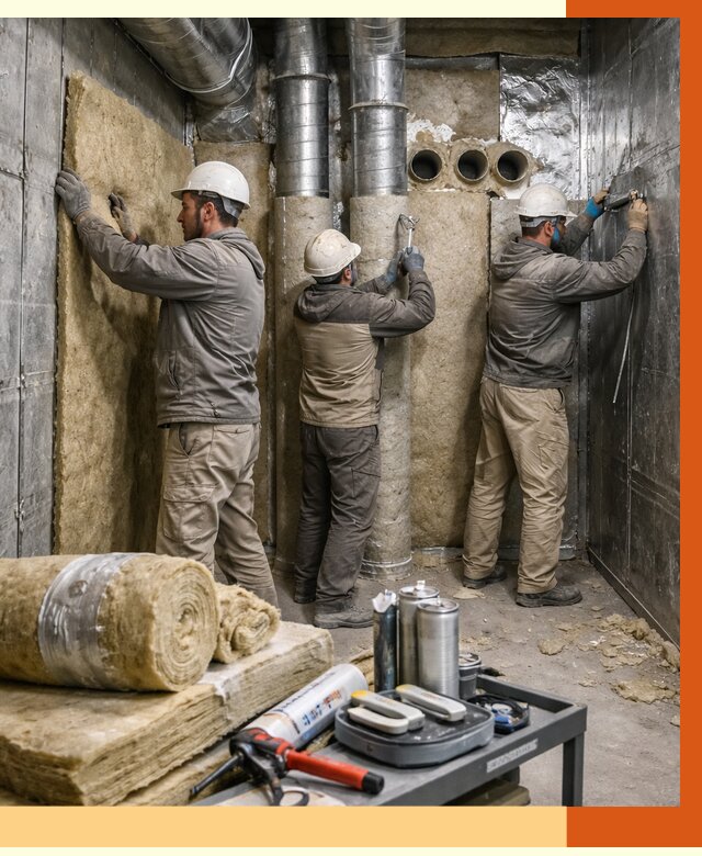 Утепление венткамеры в Сергиевом Посаде под ключ от 1484 руб. — профессионально | ТепломастерСгп