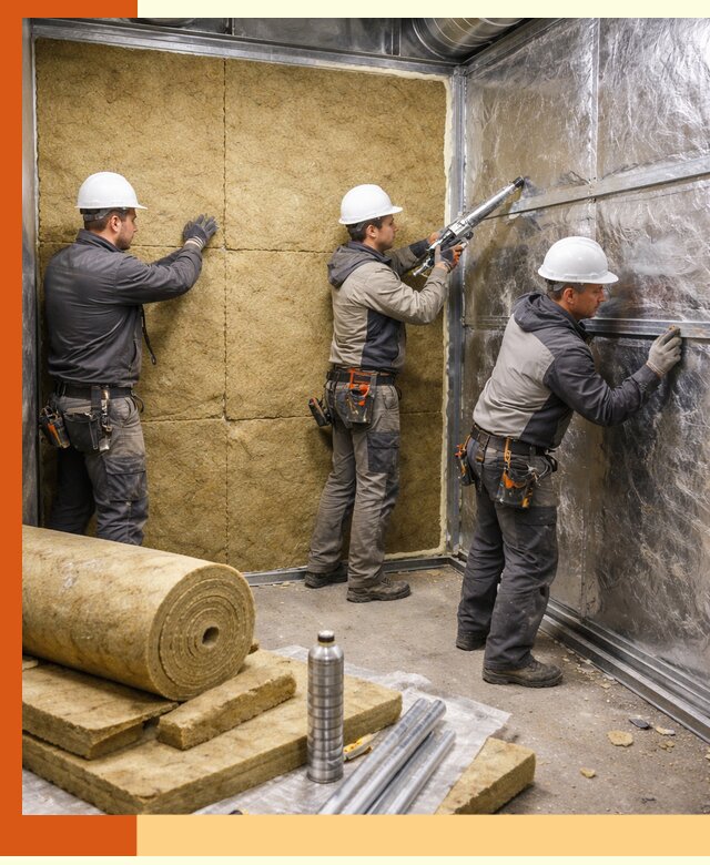 Утепление венткамеры в Сергиевом Посаде — качественная теплоизоляция и шумопоглощение