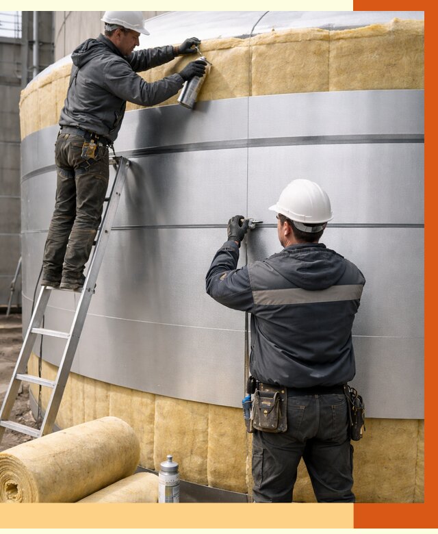 Утепление цистерны в Сергиевом Посаде пенополиуретаном от 14839 руб. под ключ | ТепломастерСгп