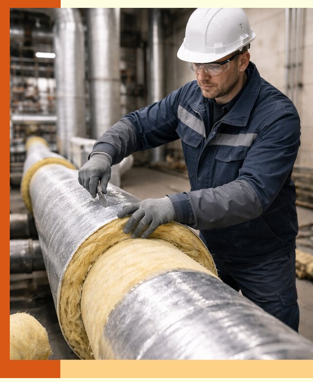 Утепление технологического оборудования и заводских установок в Сергиевом Посаде