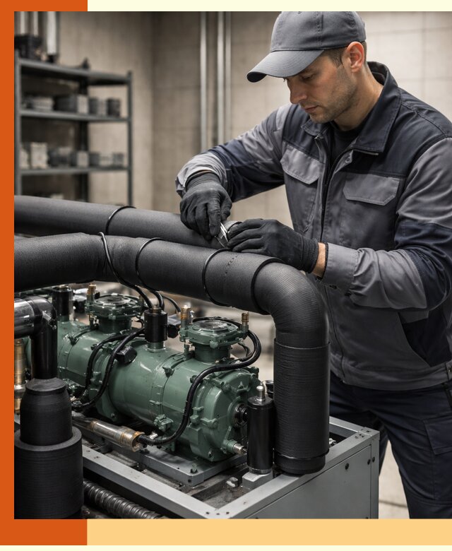 Утепление холодильного агрегата и теплоизоляция в Сергиевом Посаде