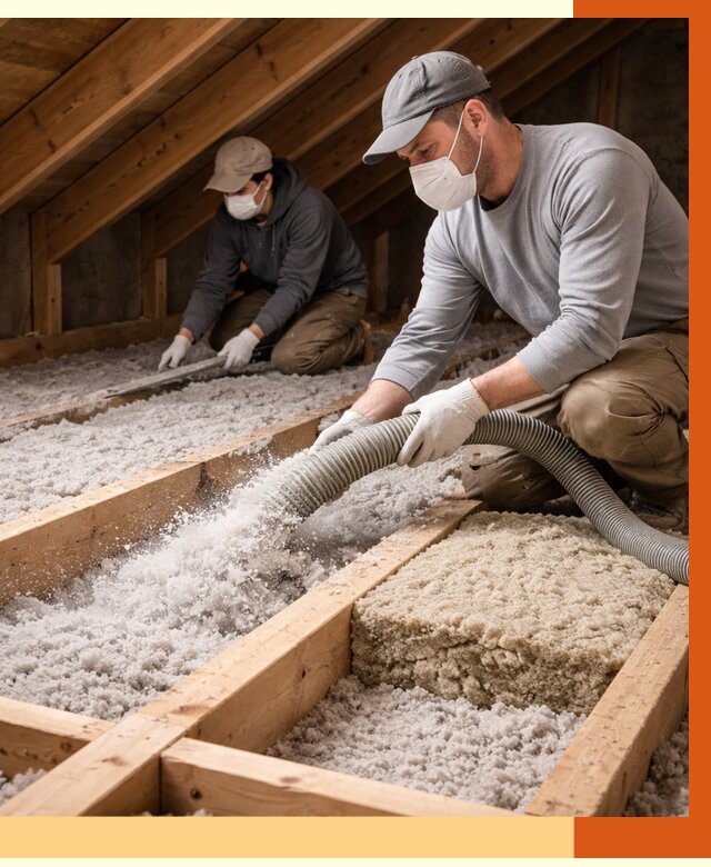 Заполнение полостей чердачного перекрытия в Сергиевом Посаде от 4605 руб. | ТепломастерСгп