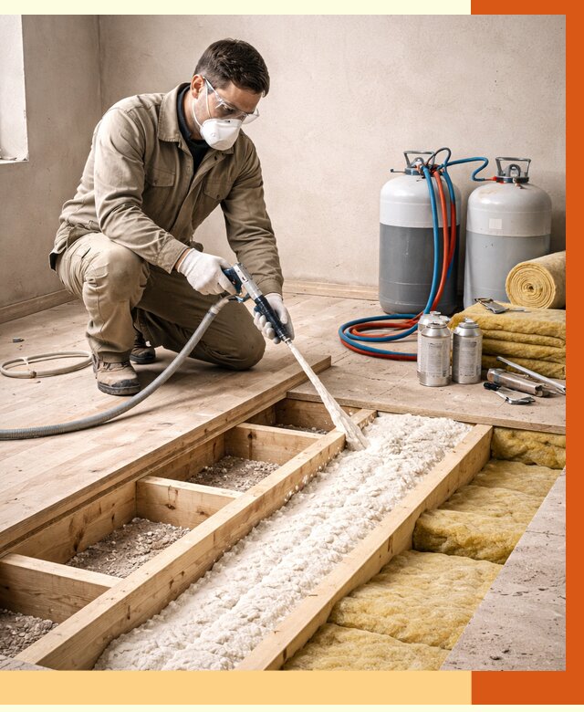 Заполнение полостей межэтажного перекрытия в Сергиевом Посаде от 4298 руб. | ТепломастерСгп