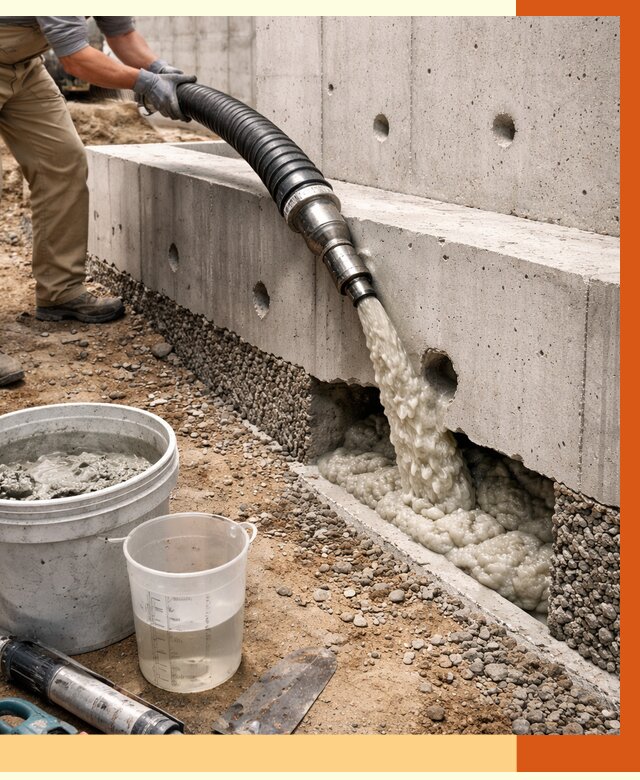 Заполнение полостей фундамента в Сергиевом Посаде от 6959 руб. под ключ | ТепломастерСгп