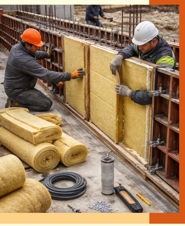 Теплоизоляция опалубки в Сергиевом Посаде от 7368 руб. за м2 — услуги и монтаж | ТепломастерСгп