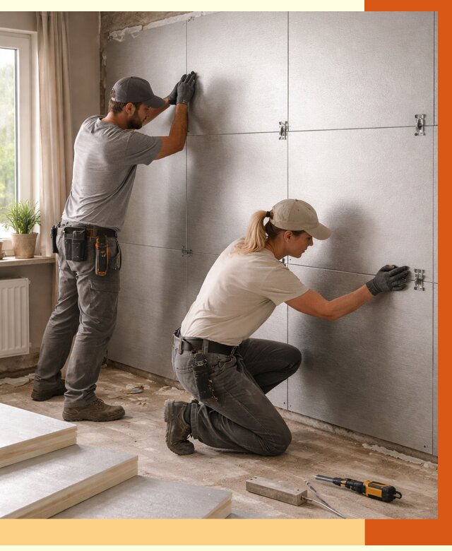 Утепление PIR панелями в Сергиевом Посаде от 4298 руб. под ключ | ТепломастерСгп