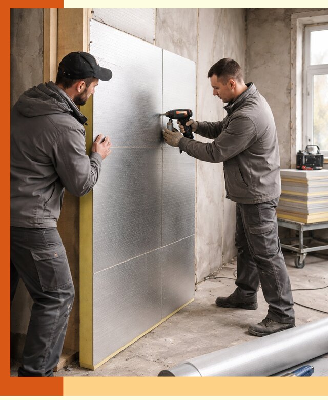 Утепление PIR панелями домов и зданий в Сергиевом Посаде