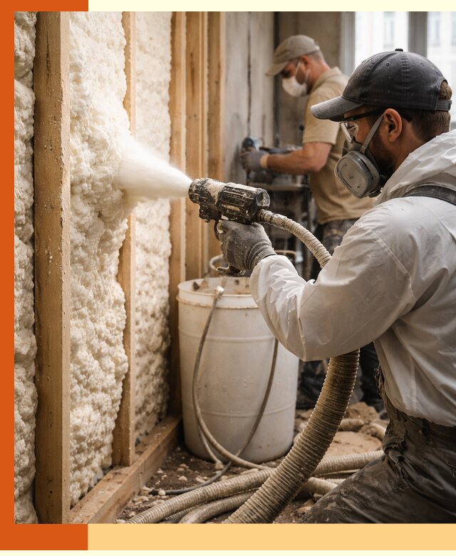 Утепление пеноизолом жилых и коммерческих объектов в Сергиевом Посаде