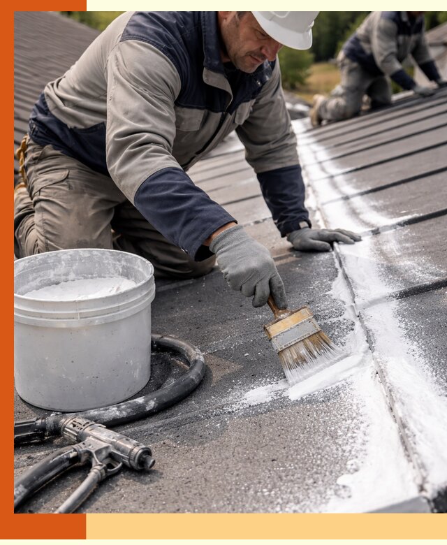 Утепление кровли жидкой теплоизоляцией в Сергиевом Посаде